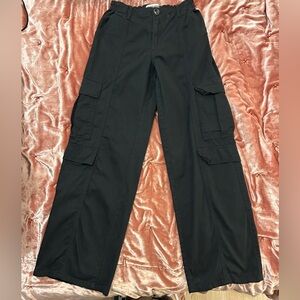 Size 0 Black Baggy Cargo Pants Alt‎ Fashion Street Wear Casual Streetwear
